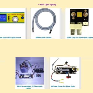 ➡ Fiber Optic lighting Products